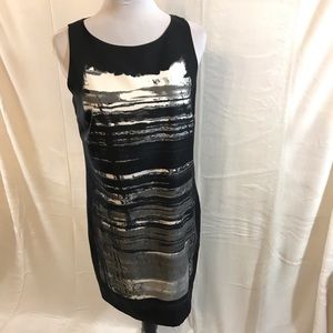 Slate Black, White & Grey Tank Dress The Limited